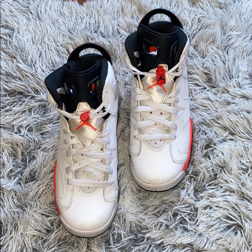 Air Jordan 6’s White Infrared